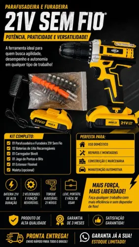 PARAFUSADEIRA NOVA 