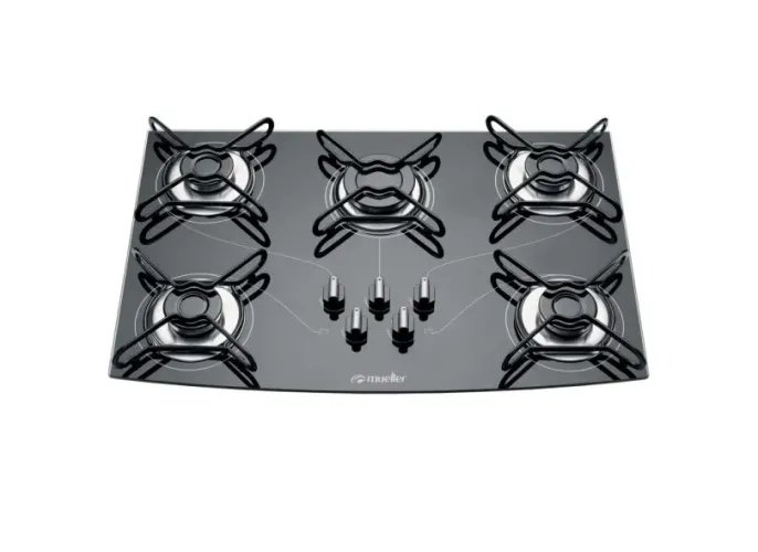 Fogão Cooktop 5 bocas