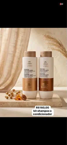 Kit Natura Lumina Antissinais Regenerador Capilar (Shampoo + Condicionador 300ml) - Novo