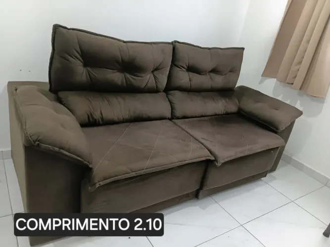 Sofá retrátil E inclinável