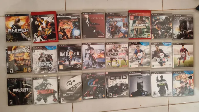 Lote 24 Jogos Originais Playstation 3 (Faço Olx pay)