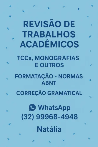 Trabalhos acadêmicos - revisão de texto