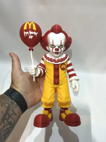 Ronny Mc Wise Action Figure palhaço