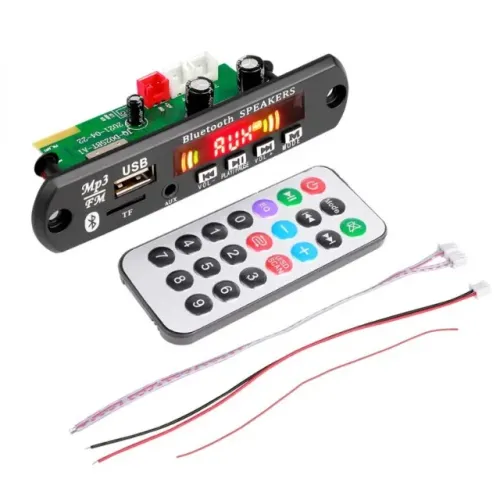 Placa Decodificadora Amplificada 80W 2x40W Pendrive Mp3 Bluetooth 5.0/USB s/ Fio