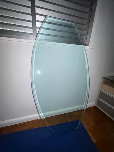 Tampo de vidro para mesa de centro
