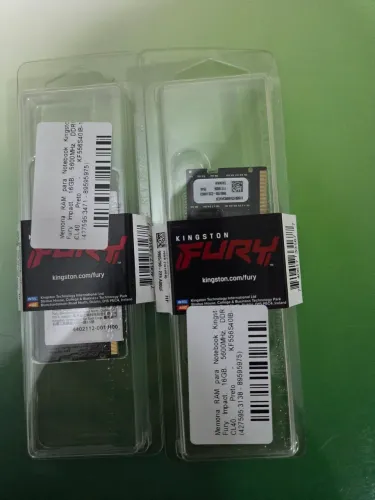 DUAS MEMORIAS RAM DDR5 5600 MTS