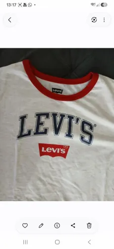 Linda camiseta Levis 13-15 anos!