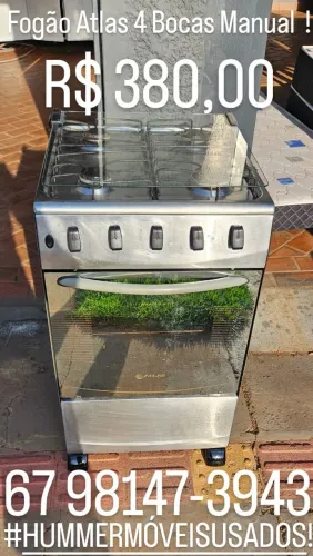 Vende - Se Fogão Atlas 4 Bocas Manual !