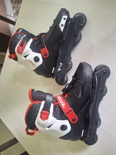 Vendo ou troco patins 34 à 39 por bicicleta vikingx