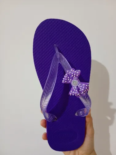Chinelo Veste Fácil - Modelo Cecília - 100% borracha - Flexível e macio - Flip-flop