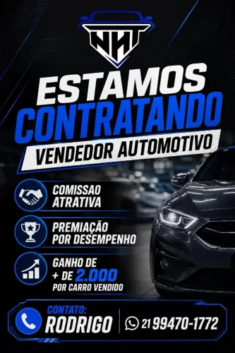 Vaga de vendedor de automóveis