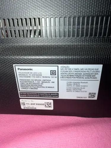 Tv Panasonic 65 Retira Peças
