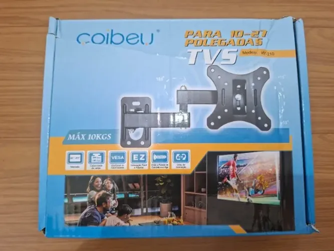 Suporte para TV de 10 a 27 Polegadas Rotação flexível pesagem de 10 kg