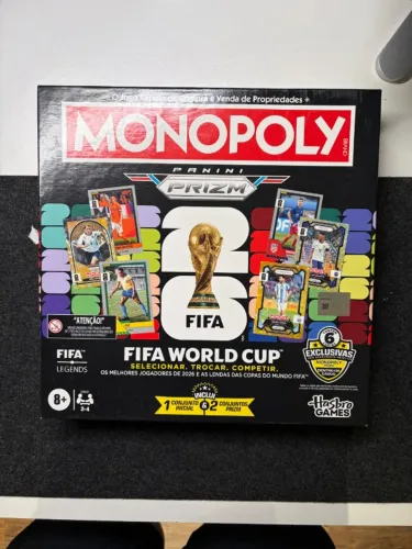 Monopoly Panini Prizm Copa do Mundo FIFA 2026 (Hasbro)