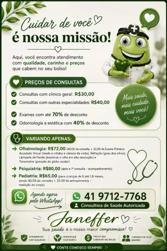 Nosso compromisso é cuidar de você