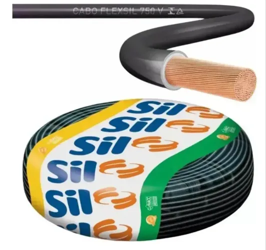 Fio 4 mm preto Sil