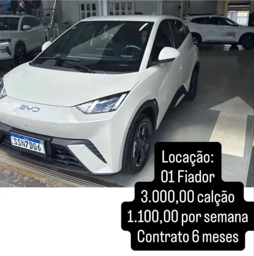 Locação de veículo elétrico para APP