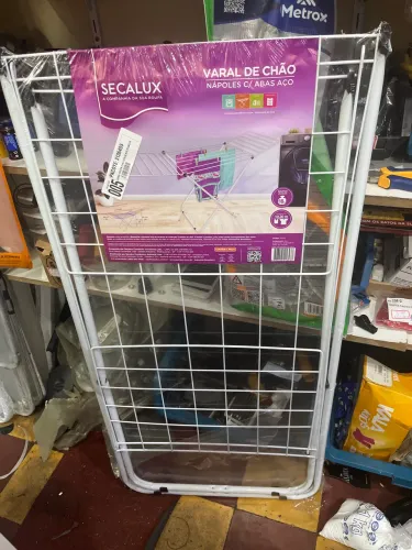 Varal de chão com abas 137x46