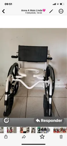 Cadeira de Rodas pra banho ortobras