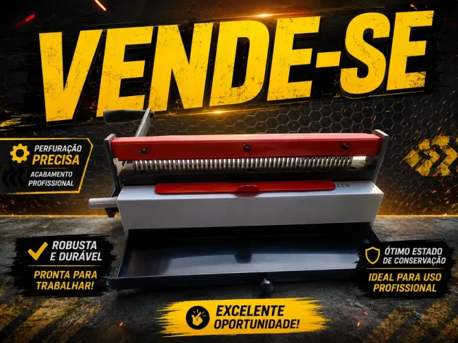 Perfuradora para Encadernação