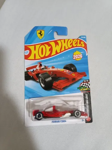Hotwheels Ferrari F2004 vermelha
