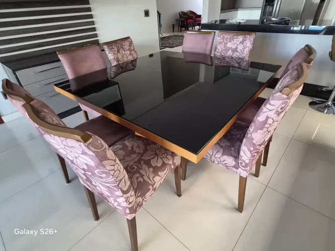 Mesa sala de jantar 8 lugares