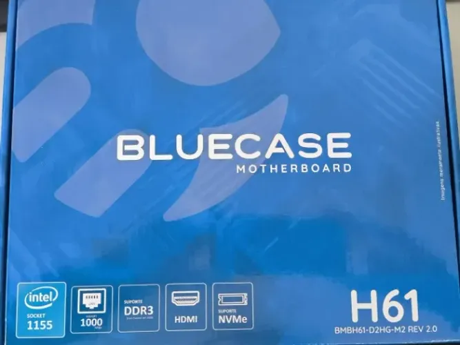 MB 1155 BLUECASE H61 - M-ATX/DDR3/VGA/HDMI/M.2 NVME - BMBH61-D2HG-M2