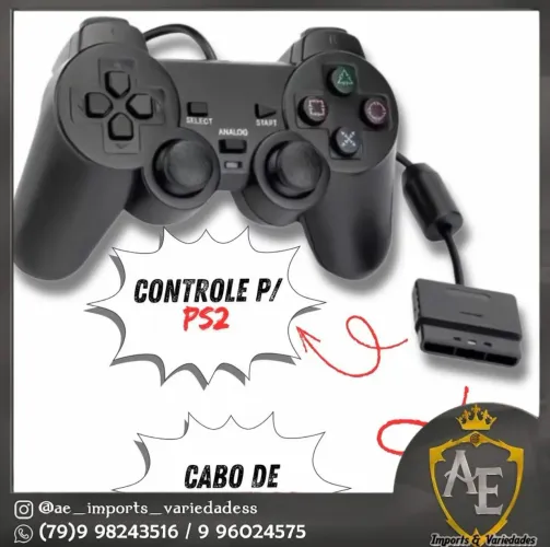 Controle PS2 com fio