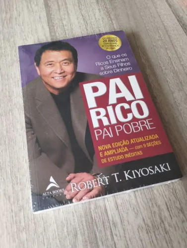 Livro Pai Rico Pai Pobre Novo e Lacrado