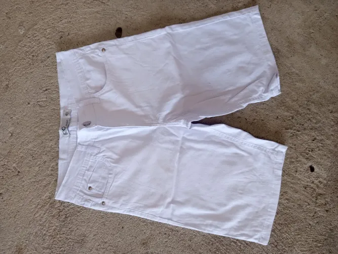 Calção Jeans 40 Branco