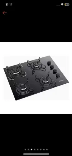 Fogão Cooktop com armário