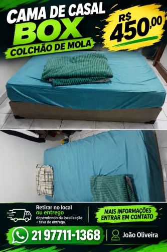 Cama de Casal + Colchão de mola