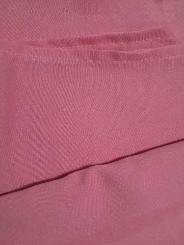 1 toalha de festa cor rosa em Oxford para mesa 6 lugares