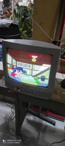 TV antiga,tubo colorida,14 "