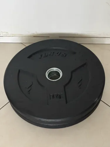 Anilha OlímpicaCrossfit  Black Importada Fokus 5kg