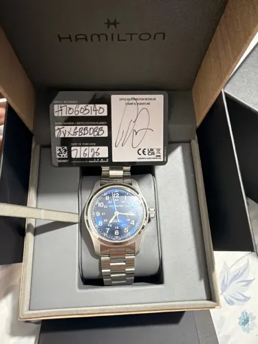 Relógio Hamilton khaki
