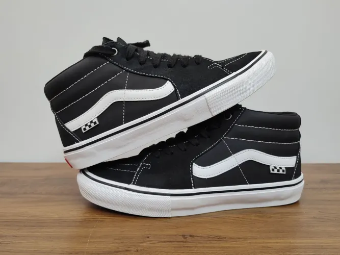 Vans SK8 Mid Grosso Black White 41 BR