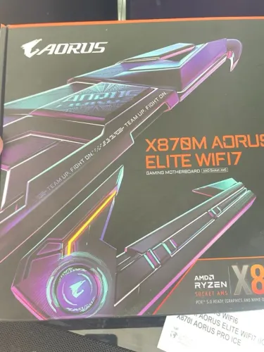 Placa mãe GIGABYTE AORUS ELITE WIFI7 X870M (Micro-ATX)