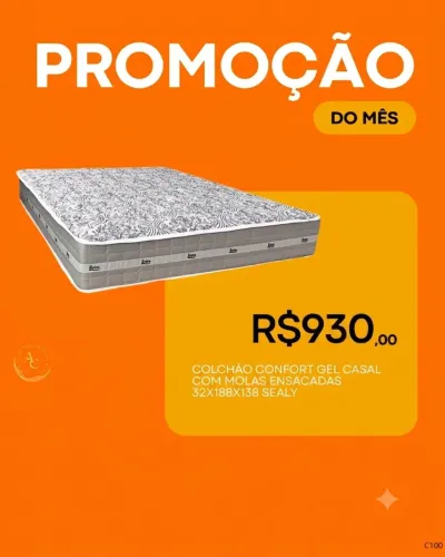 Colchão casal Anjos Carbon molas suporta 120kg pessoa / pague na entrega