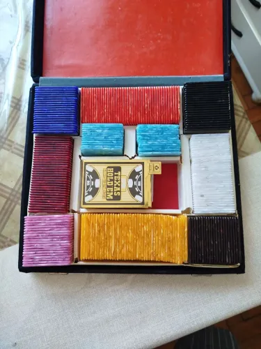 Fichário de Poker de Madrepérola