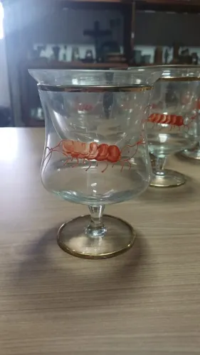 Conjunto de Taças para Coquetel De Camarão - 8 Pares