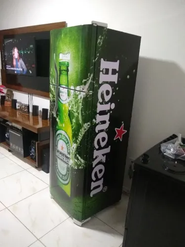 Envelopamento de geladeira e frigobar