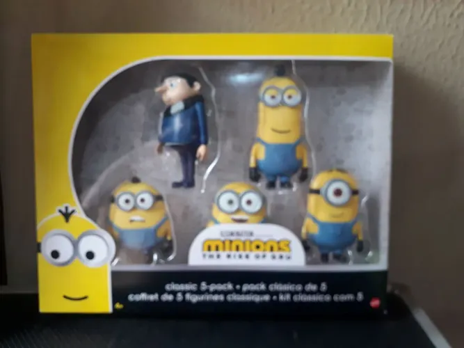 Minions 5 Bonecos Mattel