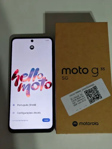 Motorola G35 256gb cor grafite - Excelente estado<br>1/6<br>Motorola G35 5G - Grafite
