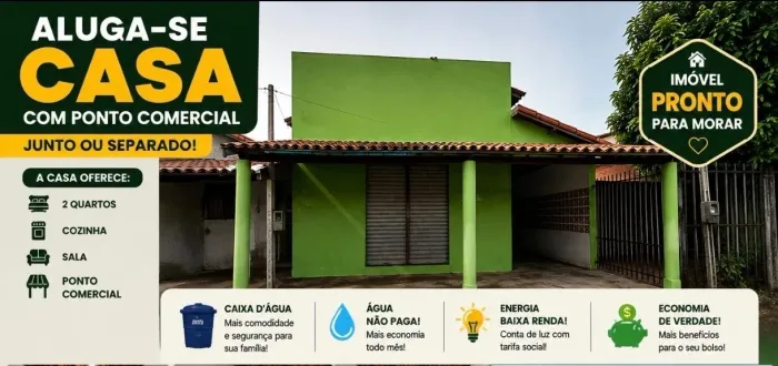 Casa para alugar em Amarante do Maranhão na Rua José Diomar Carreiro Varão - VL Keneedy Iy