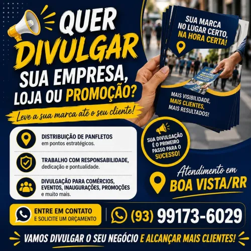 Precisa de Panfleteiros?