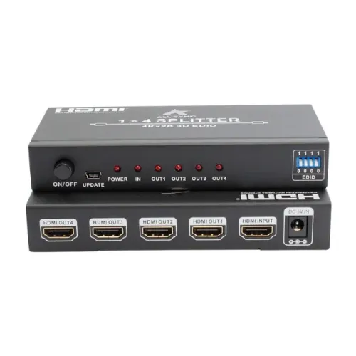 Splitter De Video HDMI 4 portas UHD 4K 30Hz / AS-VS4P