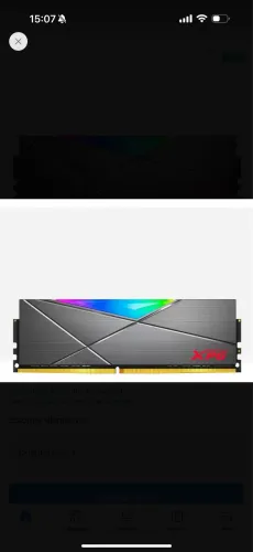 Memória DDR4 XPG Spectrix D50, 8GB, 3200MHz,RGB