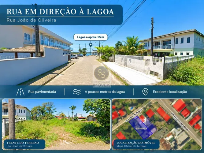 Terreno à venda na Rua João de Oliveira, bairro Costeira, em Balneário Barra do Sul/SC