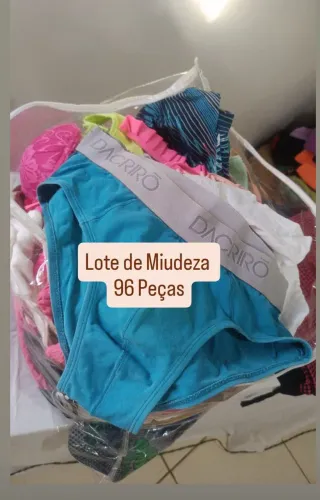 Lote de Miudeza para brechós ou bazares 96 peças